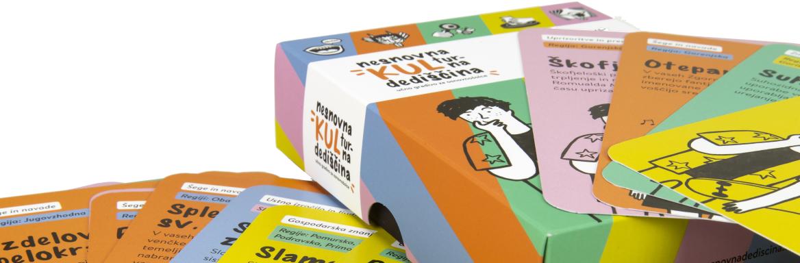 Učne kartice. Foto: B. Verbič, 2022 