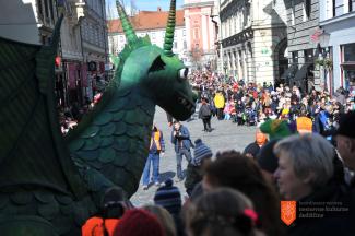 Zmajev karneval, Ljubljana. Foto: A. Jerin, 2017. 