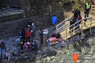 Praznovanje gregorjevega v Tržiču. Foto: Anja Jerin, 2014. 