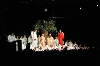 Uprizoritev Škofjeloškega pasijona. Foto: A. Jerin, 2026