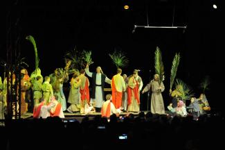 Uprizoritev Škofjeloškega pasijona. Foto: A. Jerin, 2026