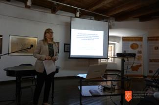 Maja Godina Golija (ISN ZRC SAZU). Foto: A. Pukl, 2017