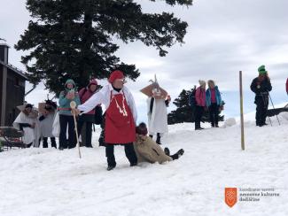 Pustni smuk na Mali planini. Foto: A. Jerin, 2023