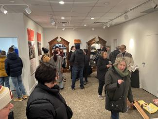 Odprtje razstave. Foto: Slovenski muzej in arhivi Cleveland, 2025