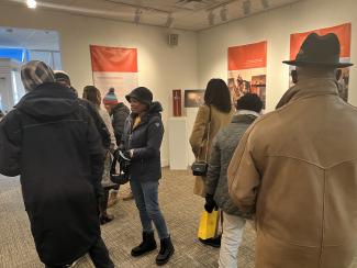 Odprtje razstave. Foto: Slovenski muzej in arhivi Cleveland, 2025