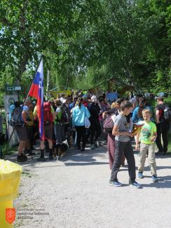 Na kontrolni točki pri Livadi. Foto: A. Jerin, 2017. 