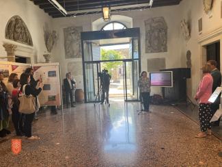 Odprtje razstave. Foto: A. Jerin, 2024