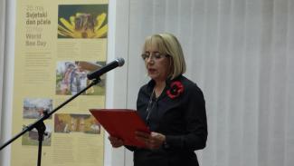 Odprtje razstave. Vir: Slovenci.si