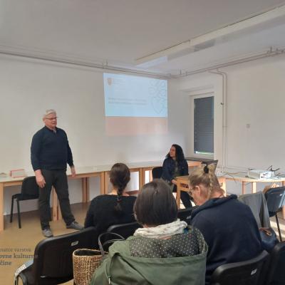 Utrinek z dogodka v Bohinjski hiši. Foto: P. Alič (občina Bohinj), 2024