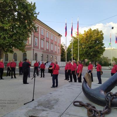 Kulturno društvo Partizanski pevski zbor. Foto: A. Roškar, 2020