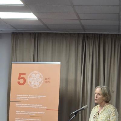 Predstavnica Koordinatorja Nena Židov. Foto: Z. Slivnik, 2025