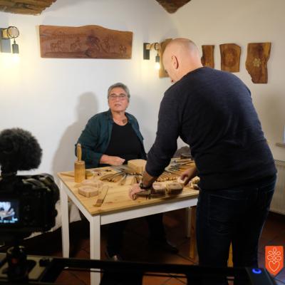 Utrinek s snemanja. Foto: A. Jerin, 2021  