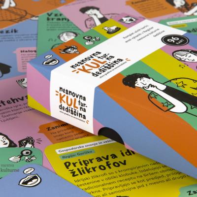 Učne kartice. Foto: B. Verbič, 2021