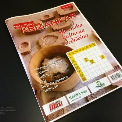Tematska številka revije Križankar. Foto: A. Jerin, 2019