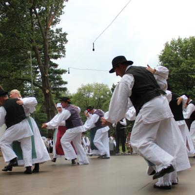 KUD Beltinci med plesom sotiša. Foto: D. Lebar, 2017