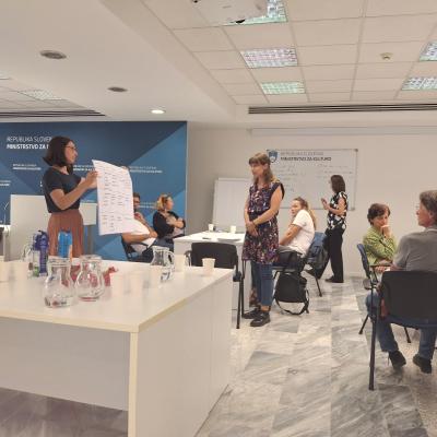 Udeležba predstavnic Koordinatorja na delavnici. Foto: N. Židov, 2025 